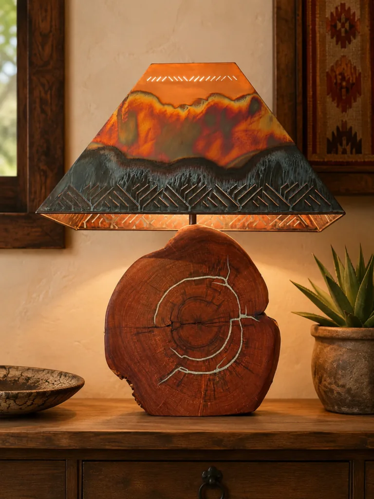 Mesquite Galaxy Lamp