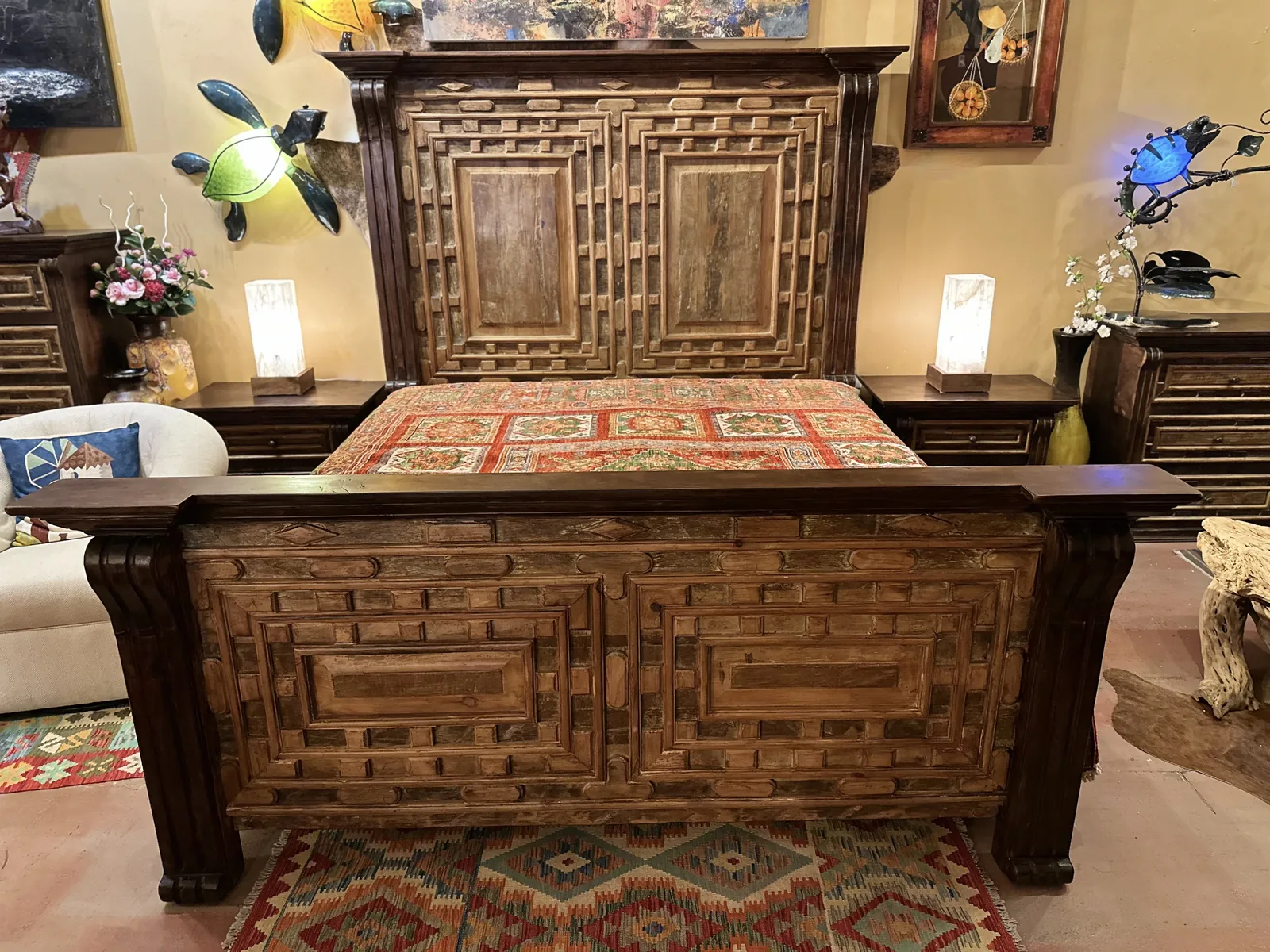 Rustic Escalon Bed