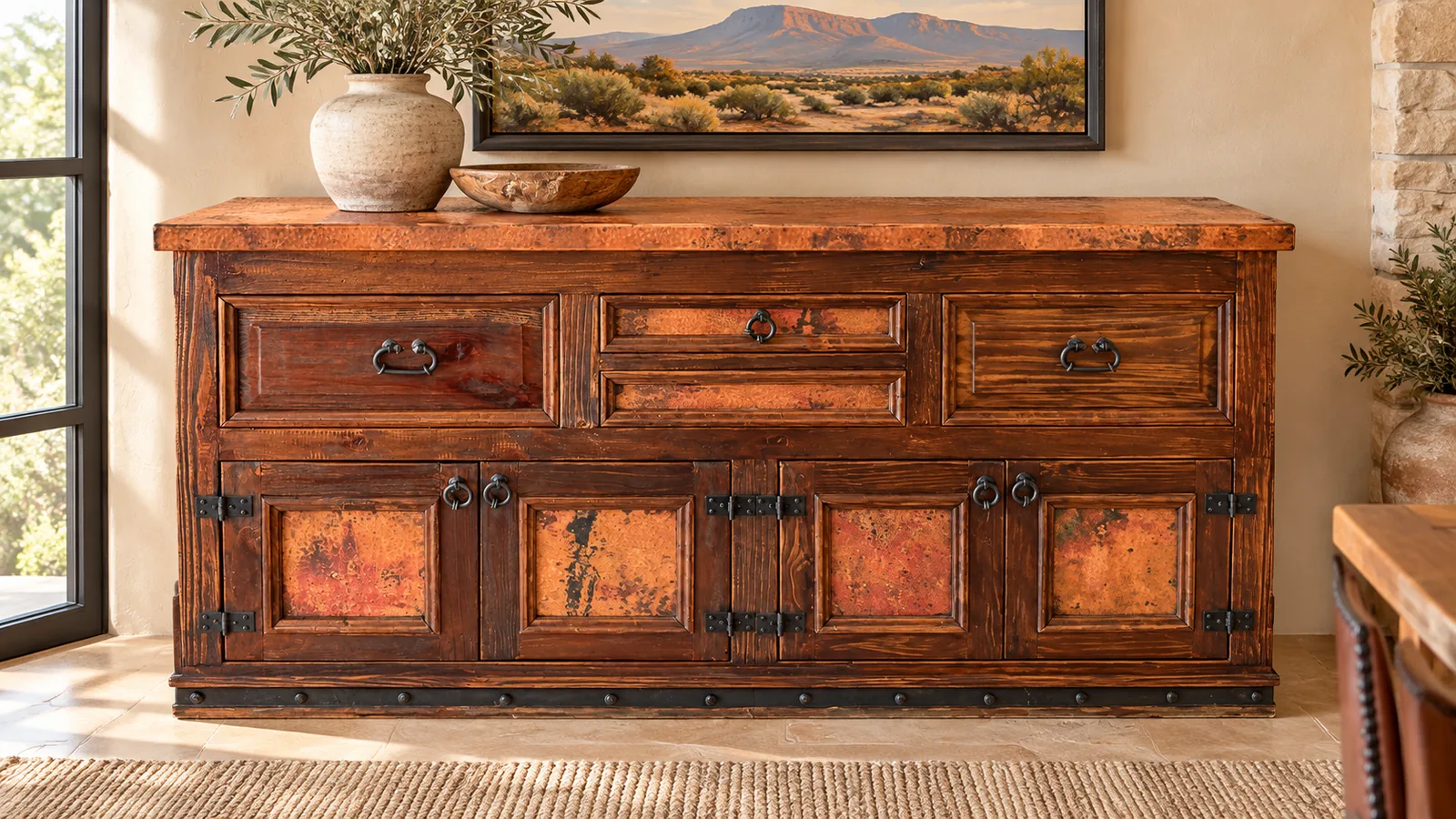 Wormwood Natural Copper Buffet