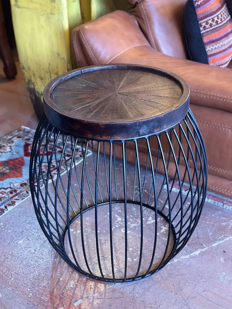 Round Pie End Table