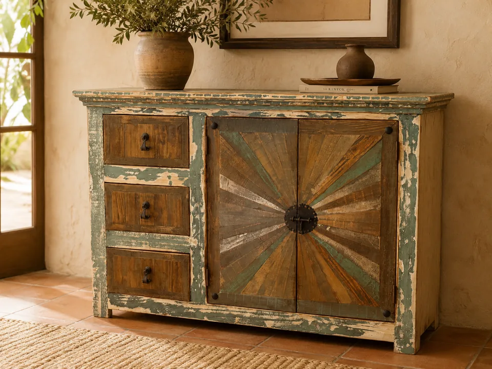 Rustic Starbust Sideboard