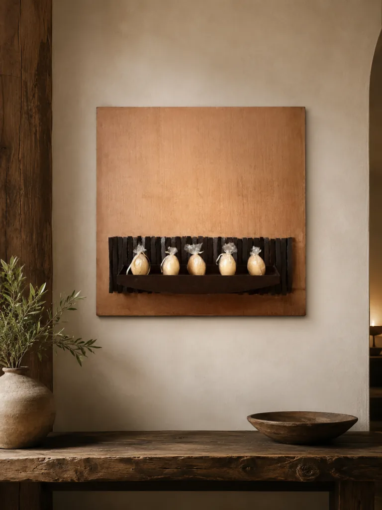 Five Flame Iron Sconce