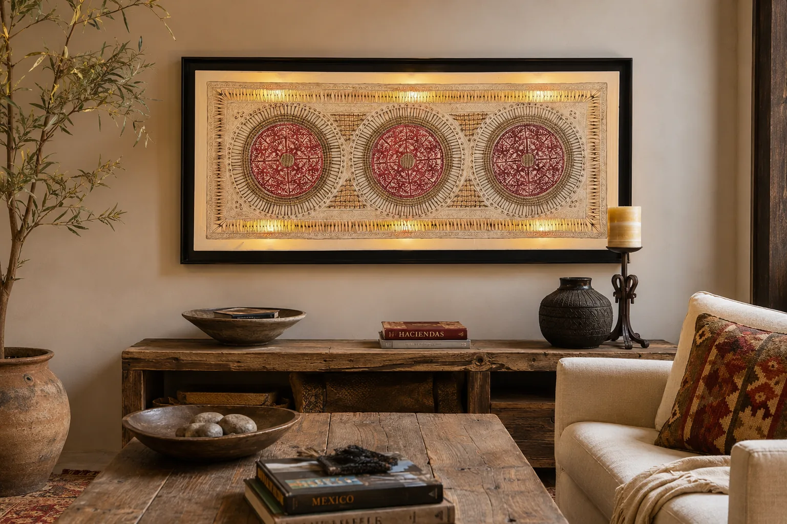 Amate & Tule Wall Art