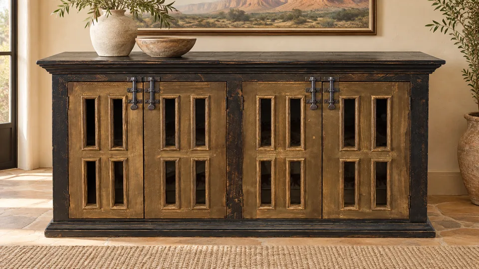 Casey Black Wash Sideboard