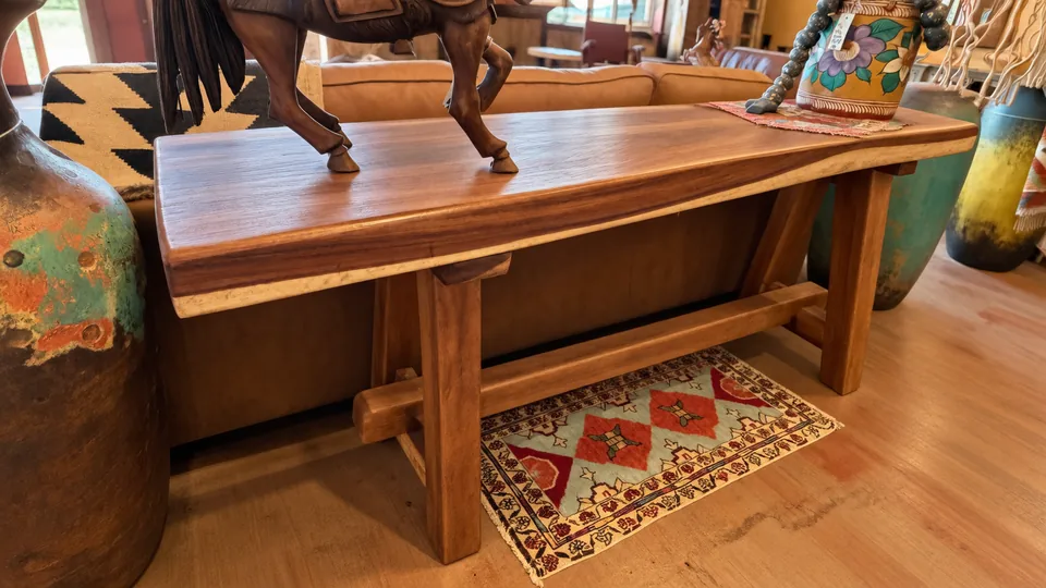 Rustic Southwest Parota Console