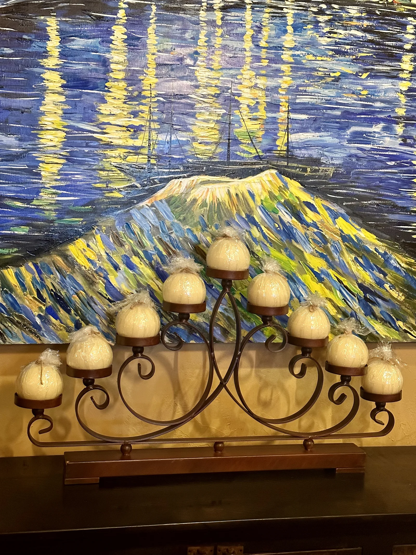 Candelero 9 Velas Candle Holder