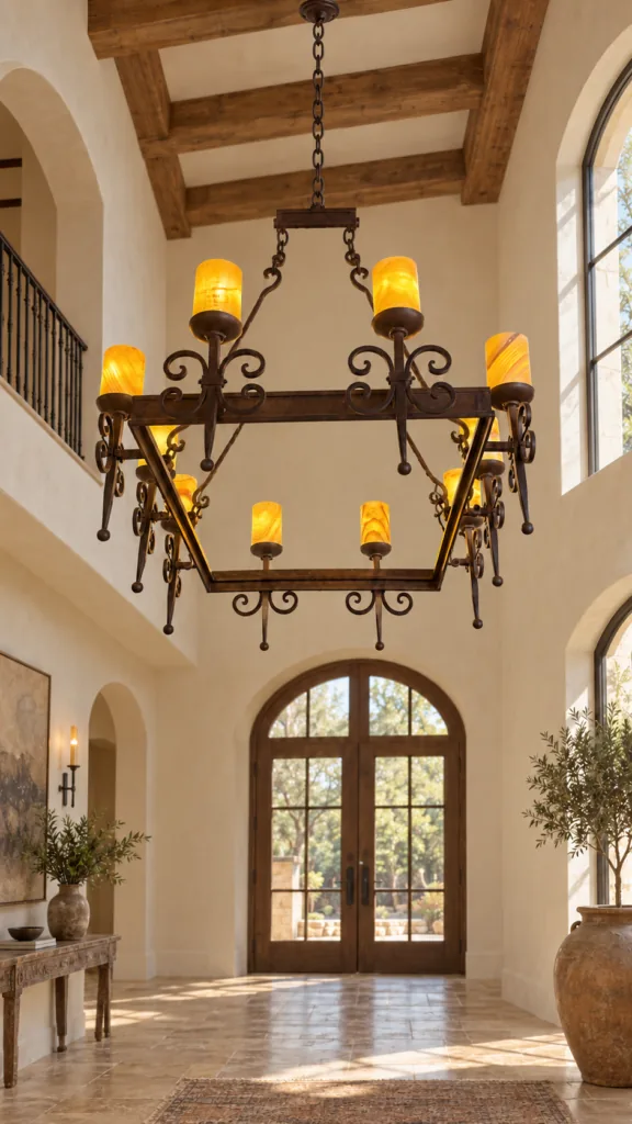 Santa Fe Onyx Chandelier