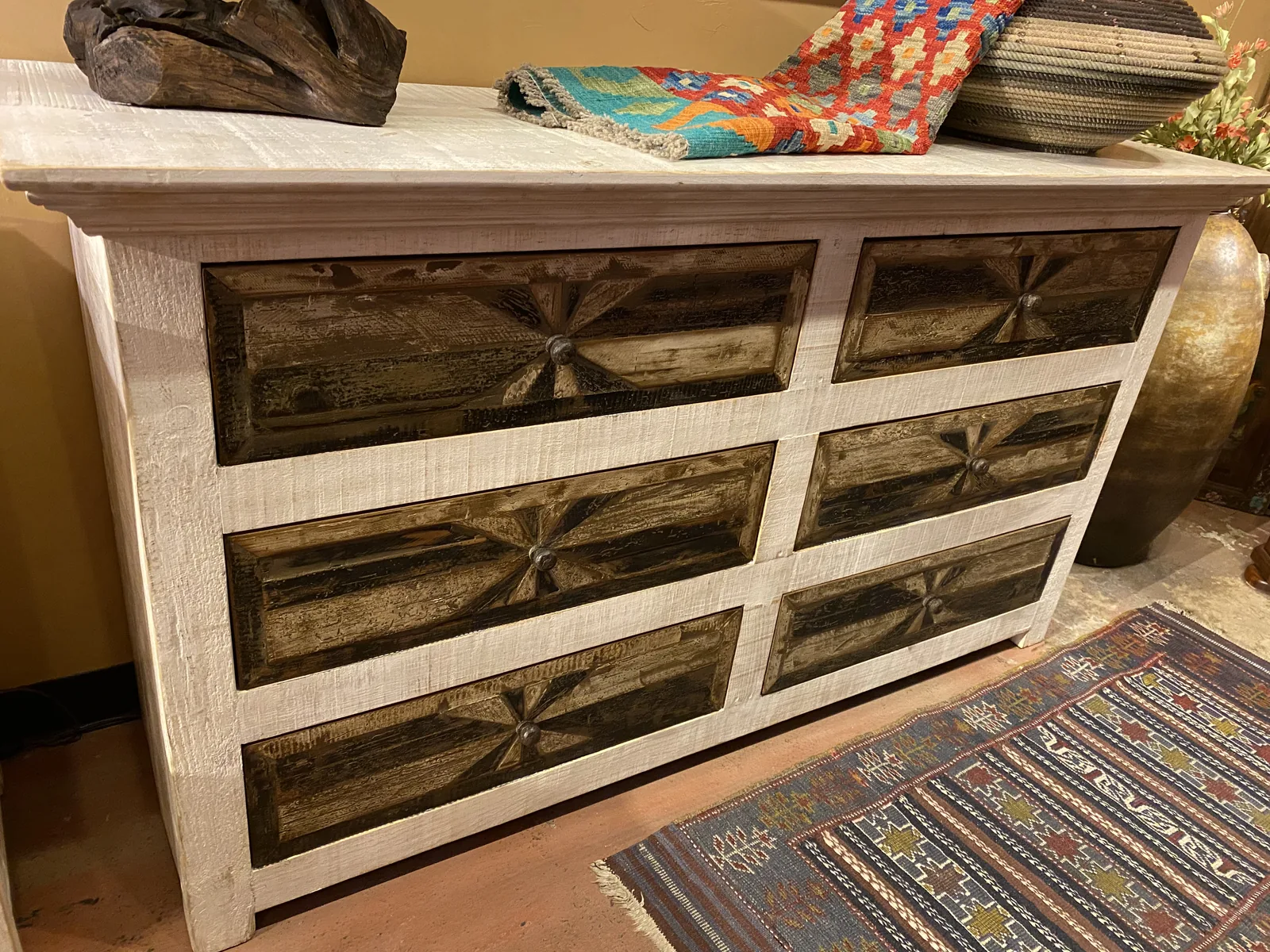 Starbust Dresser in Whitewash