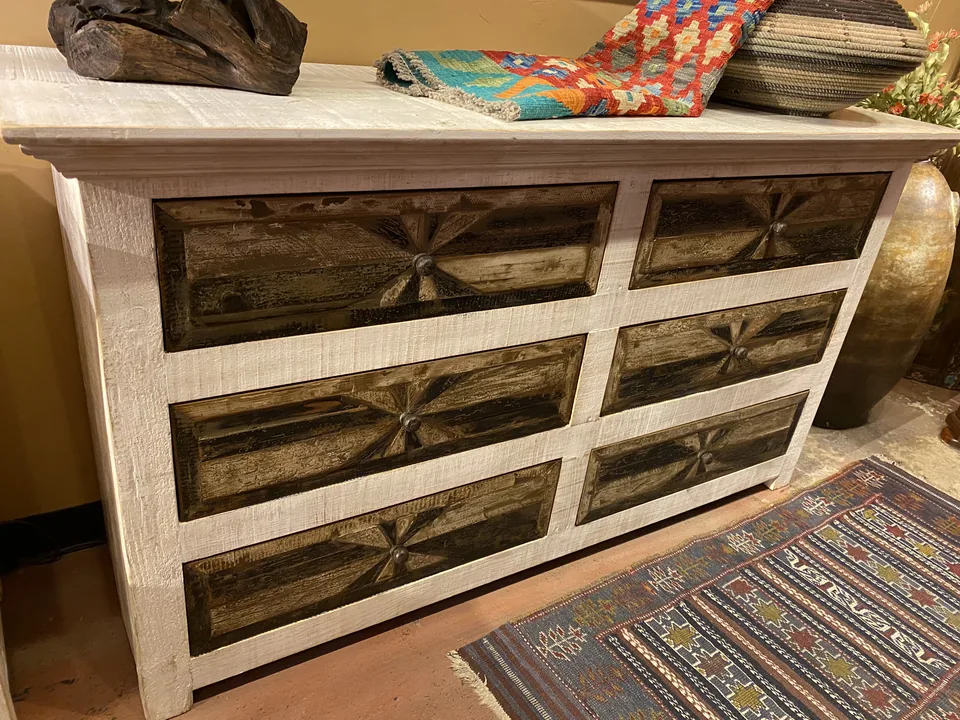 Starbust Dresser in Whitewash