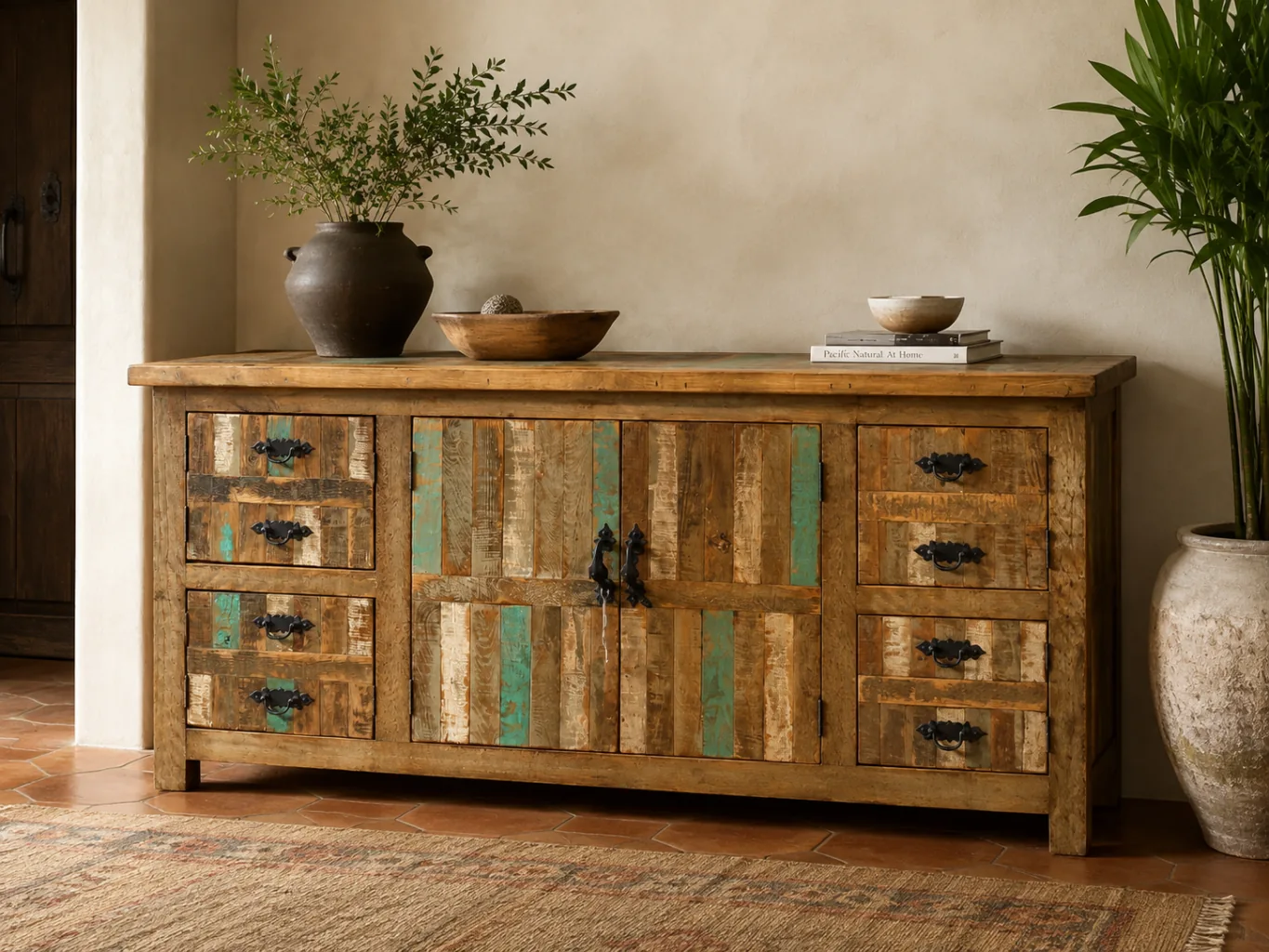 Chameleon Turquoise Sideboard
