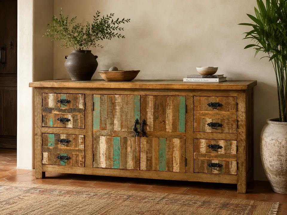 Chameleon Turquoise Sideboard
