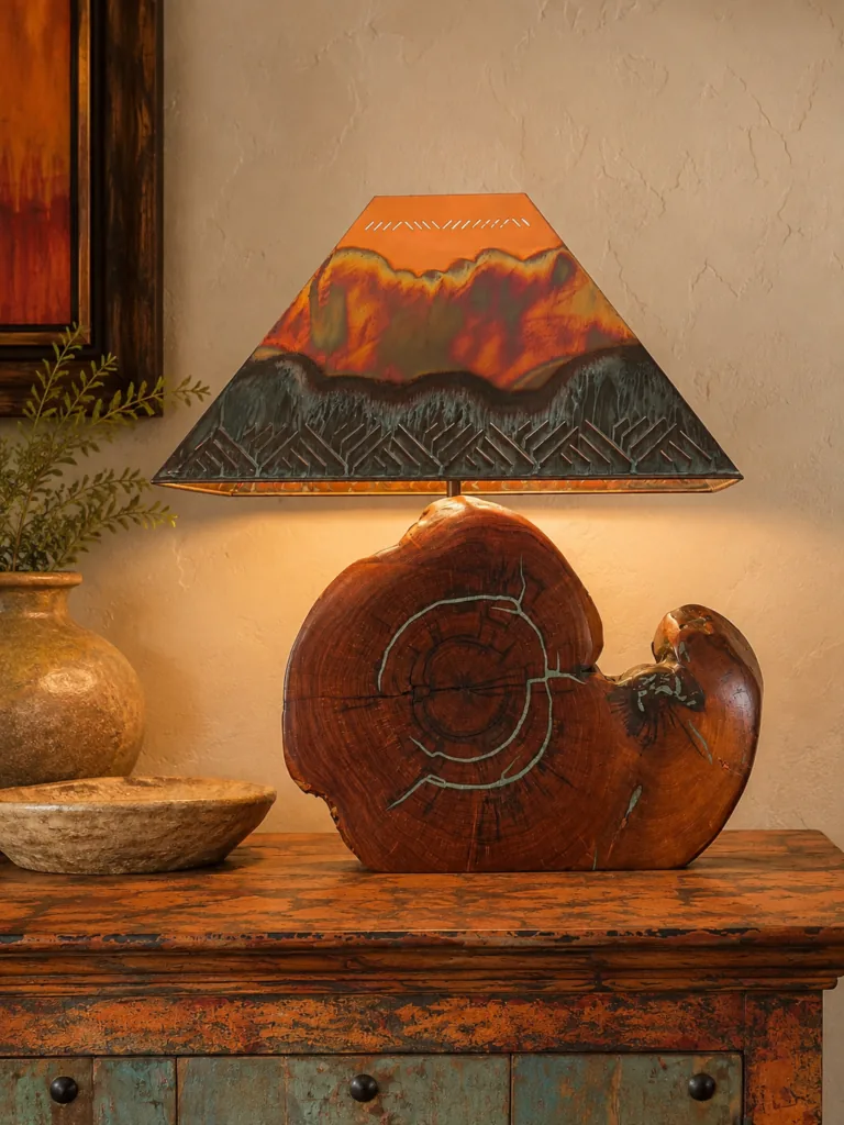 Mesquite Wave Lamp