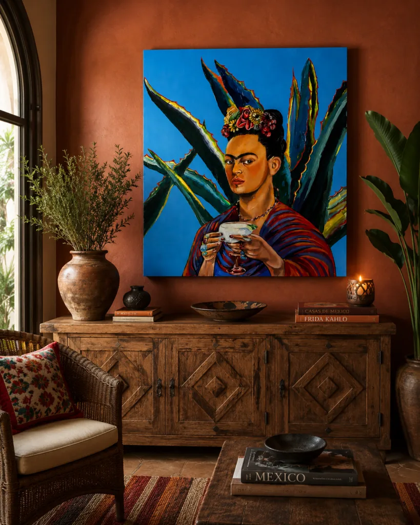 Frida on the Rocks