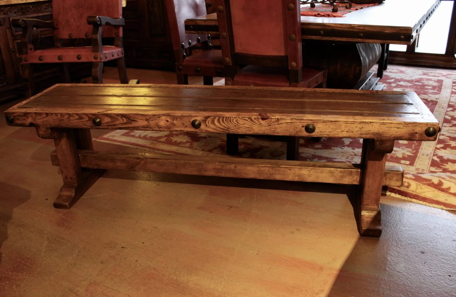 Old Door Backless Bench