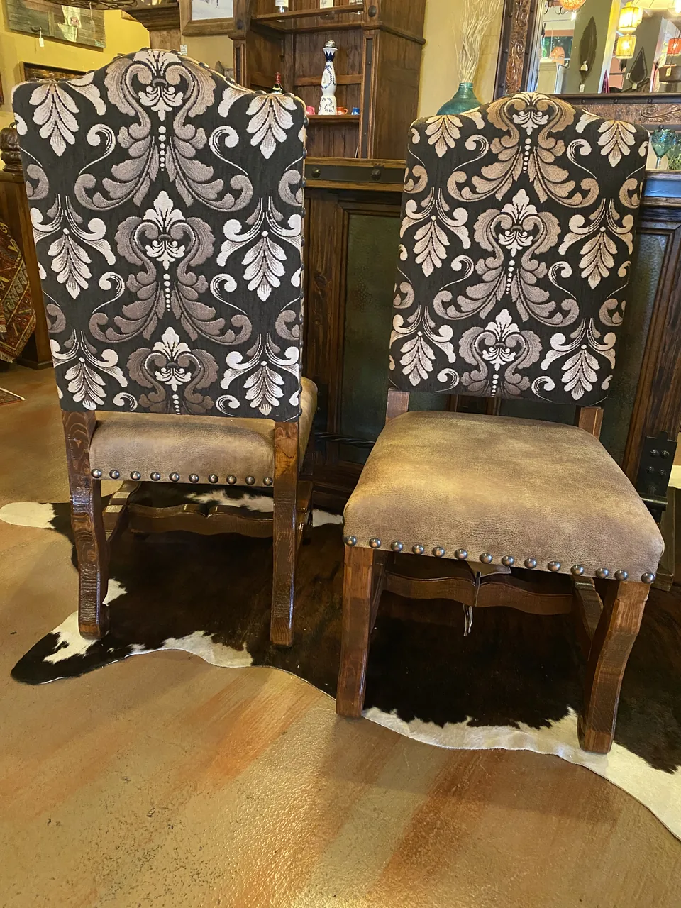 Golden Tan Parson Chair