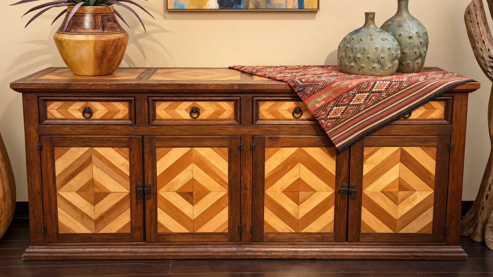 Mesquite Inlay Colea Buffet