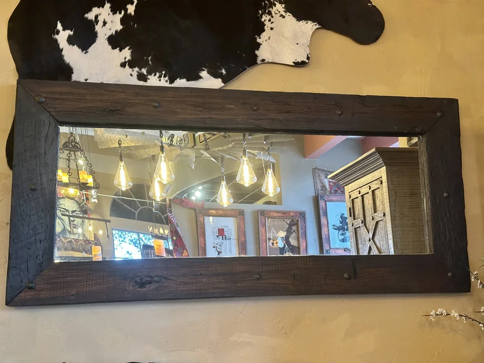 Old Beam Mirror