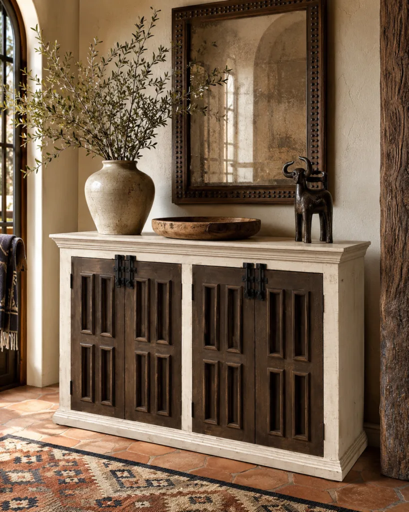 Casey White Wash Sideboard