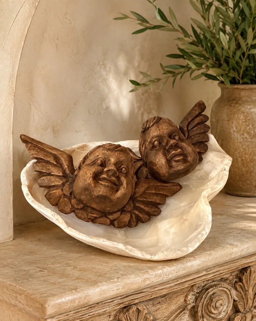 Hand-Carved Cherubs