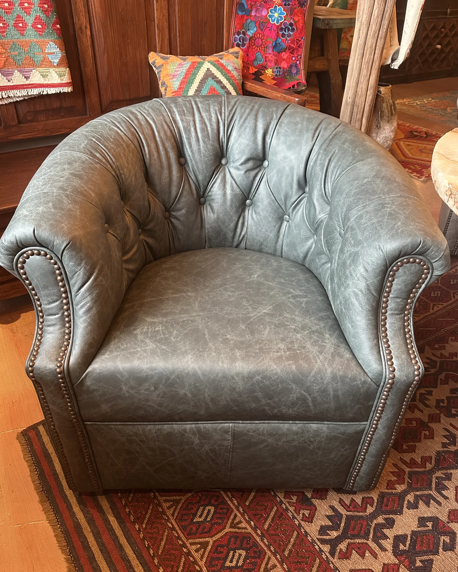Winter Lake Barrel Chair