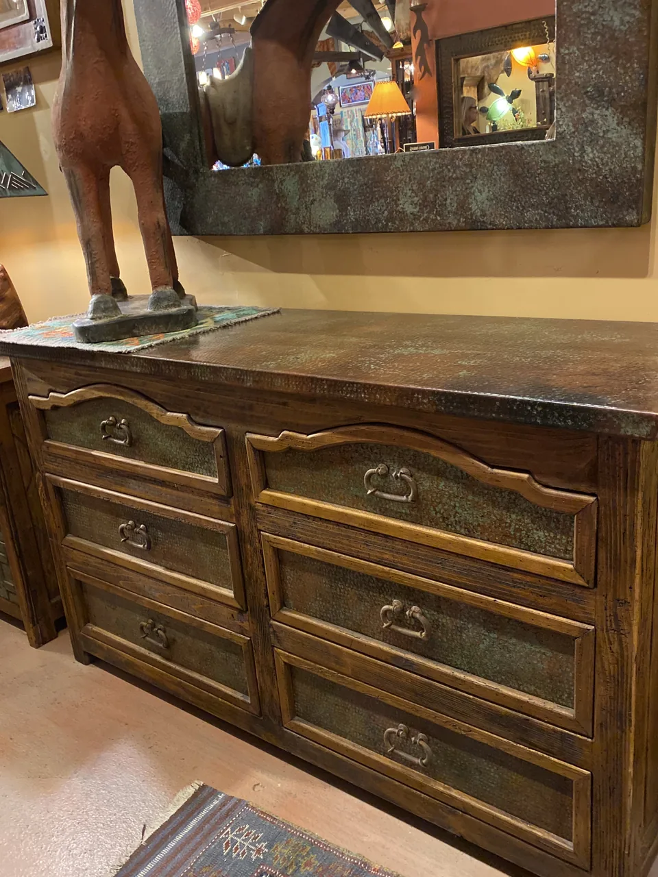 Patina Copper Alamo Dresser