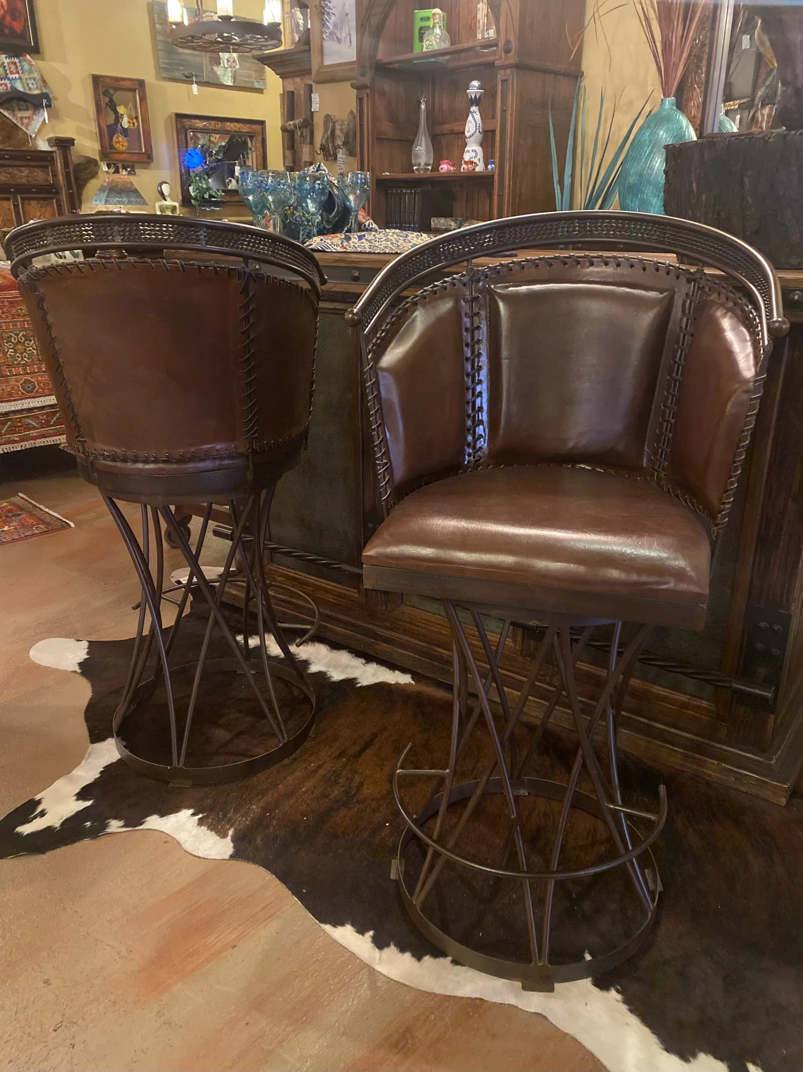 Saloon Swivel Barstool