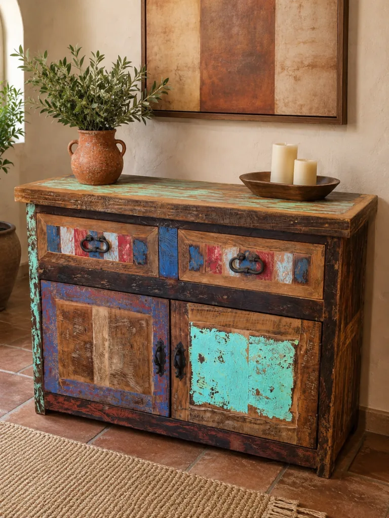 Chameleon Boho Color Sideboard