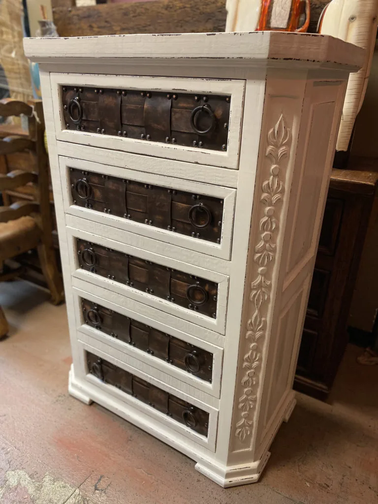 Boho Leather Tallboy