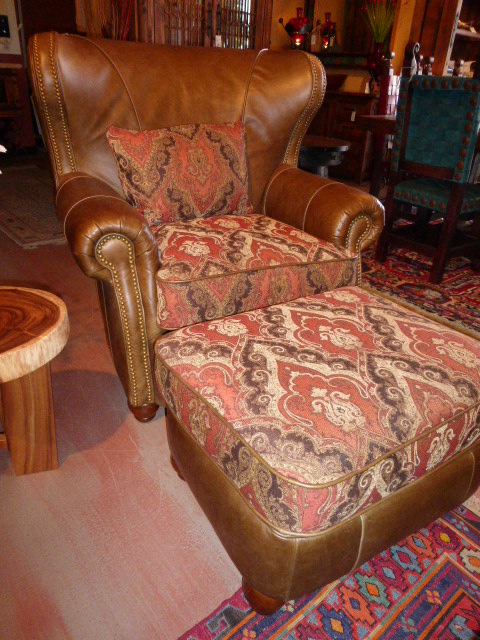 Duquette Raspberry Wing Chair