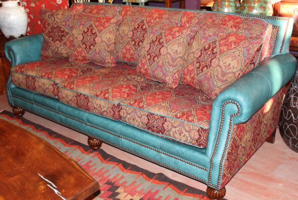 Hindley Cheyenne Turquoise Sofa