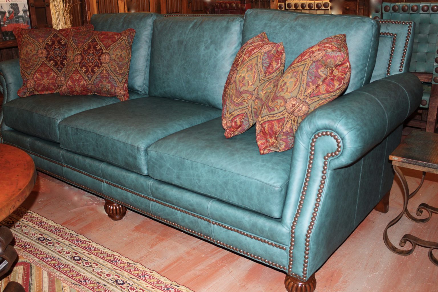 Omaha Turquoise Sofa