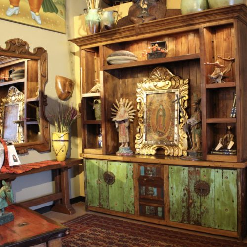 reclaimed wood entertainment center