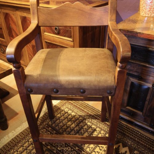 mesquite barstool