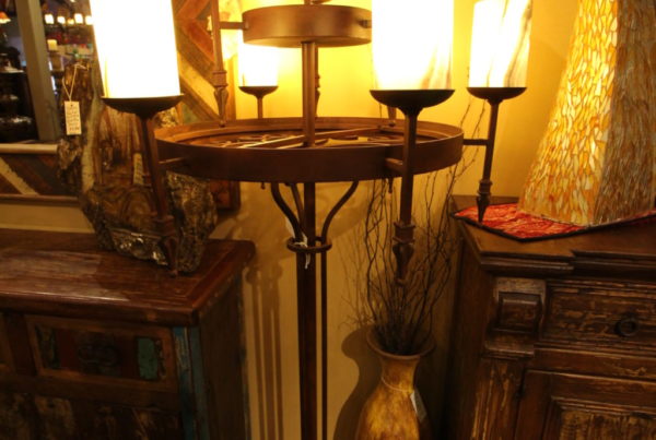 Aros Floor Lamp with Onyx Shades