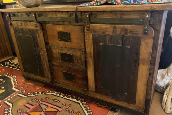 Sliding Barn Doors Buffet