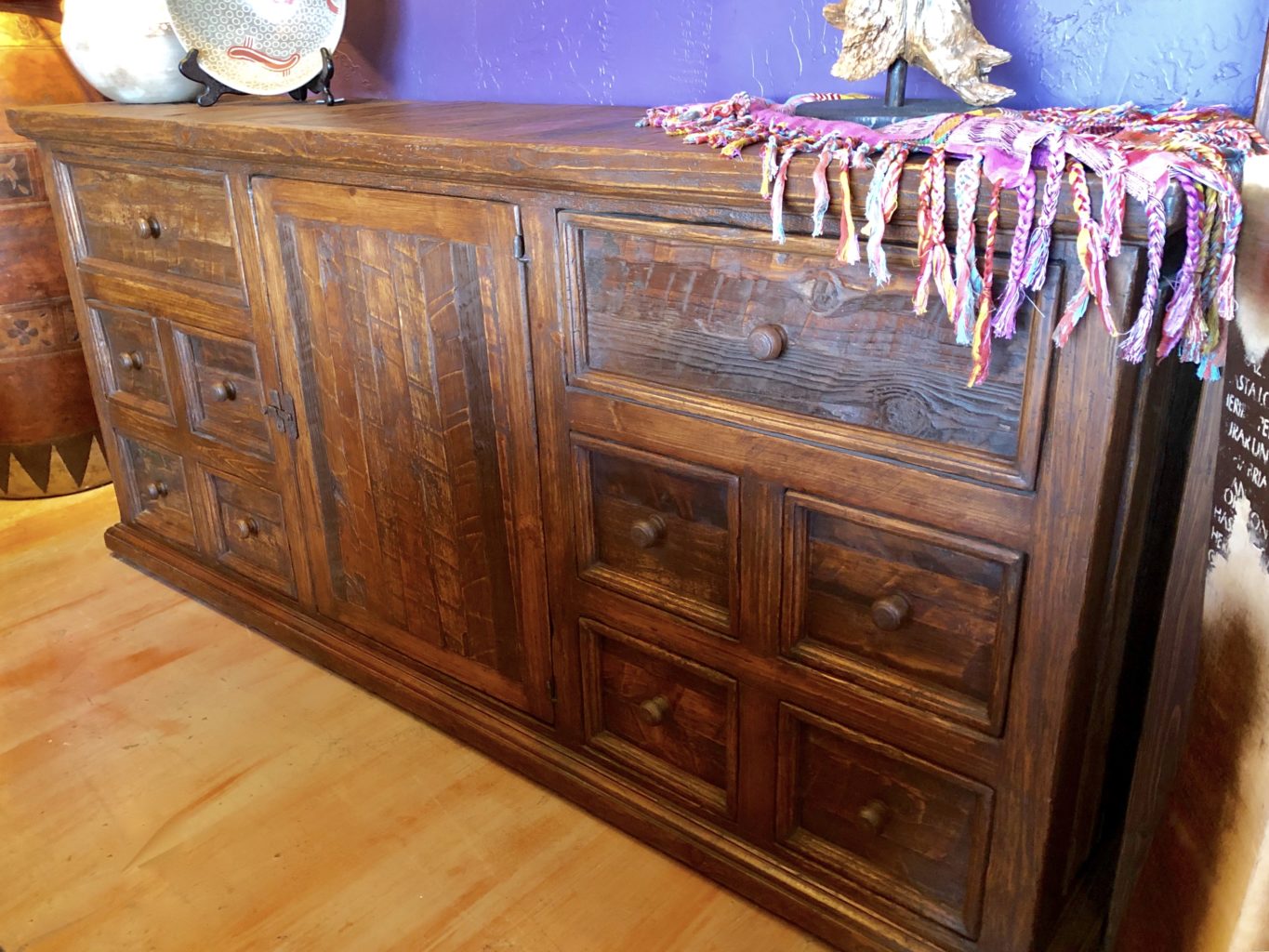 Elite Lge Cascara Buffet with Wood Pulls