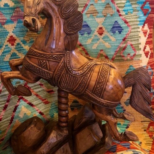 hand-carved Carousel Horse