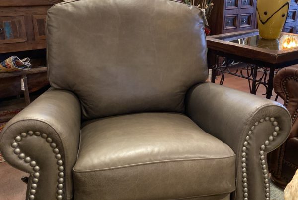 "The Look" Grey Taupe Glider & Swivel Recliner