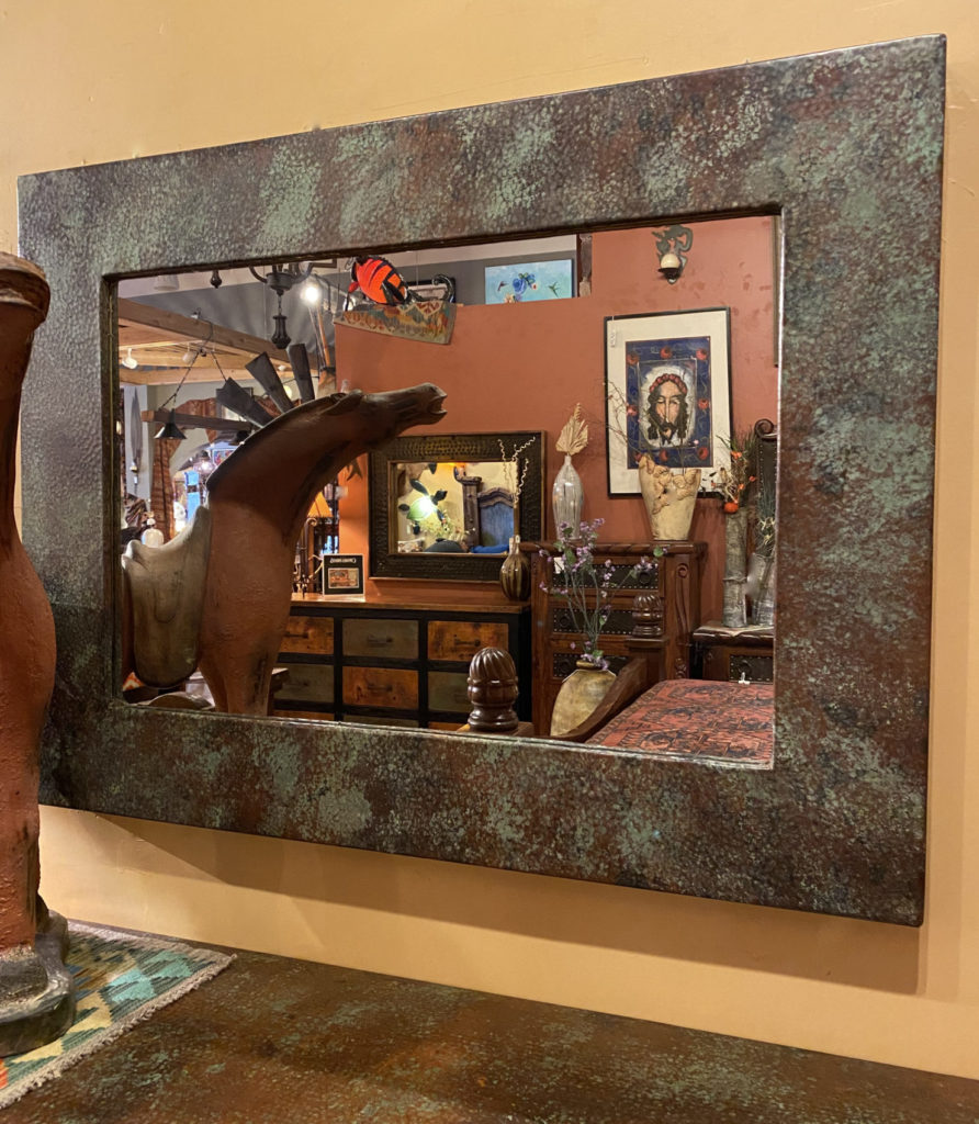 Patina Copper Mirror