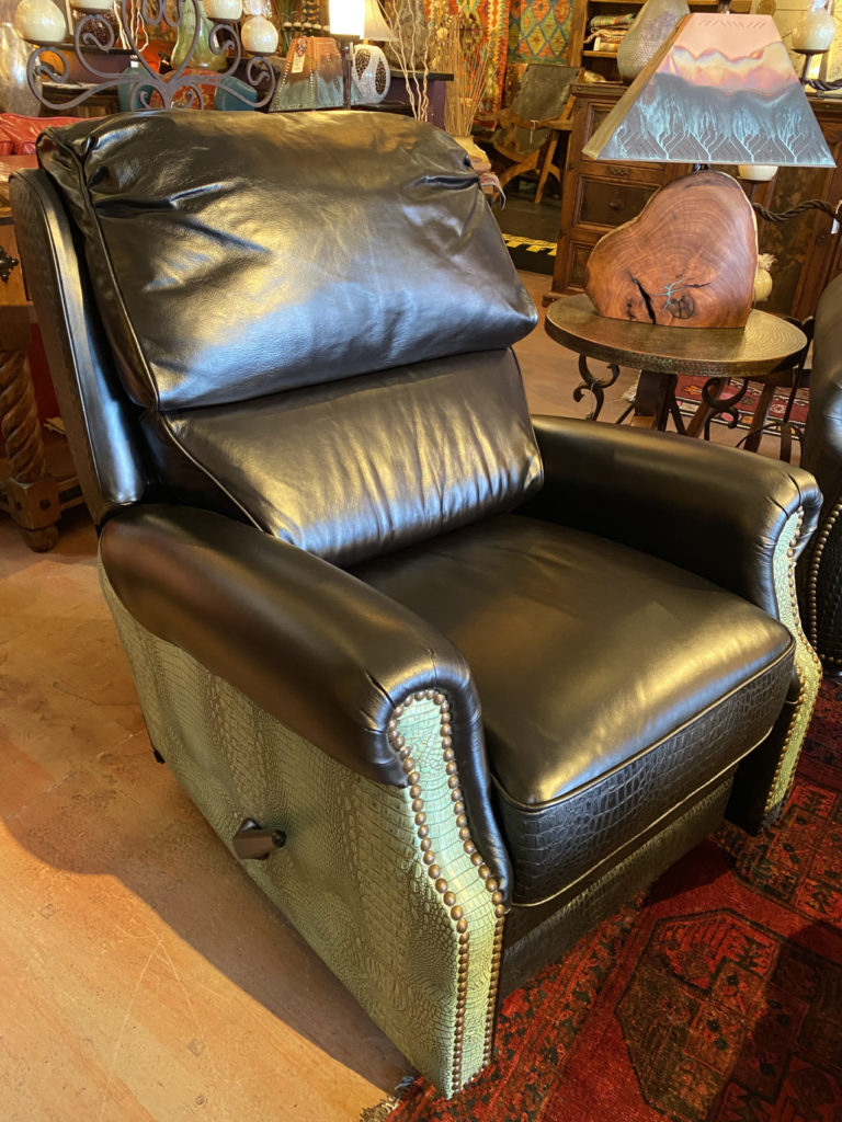 Malone Antique Turquoise Glider & Swivel Recliner