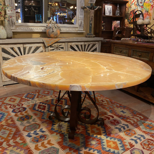 Round Onyx table