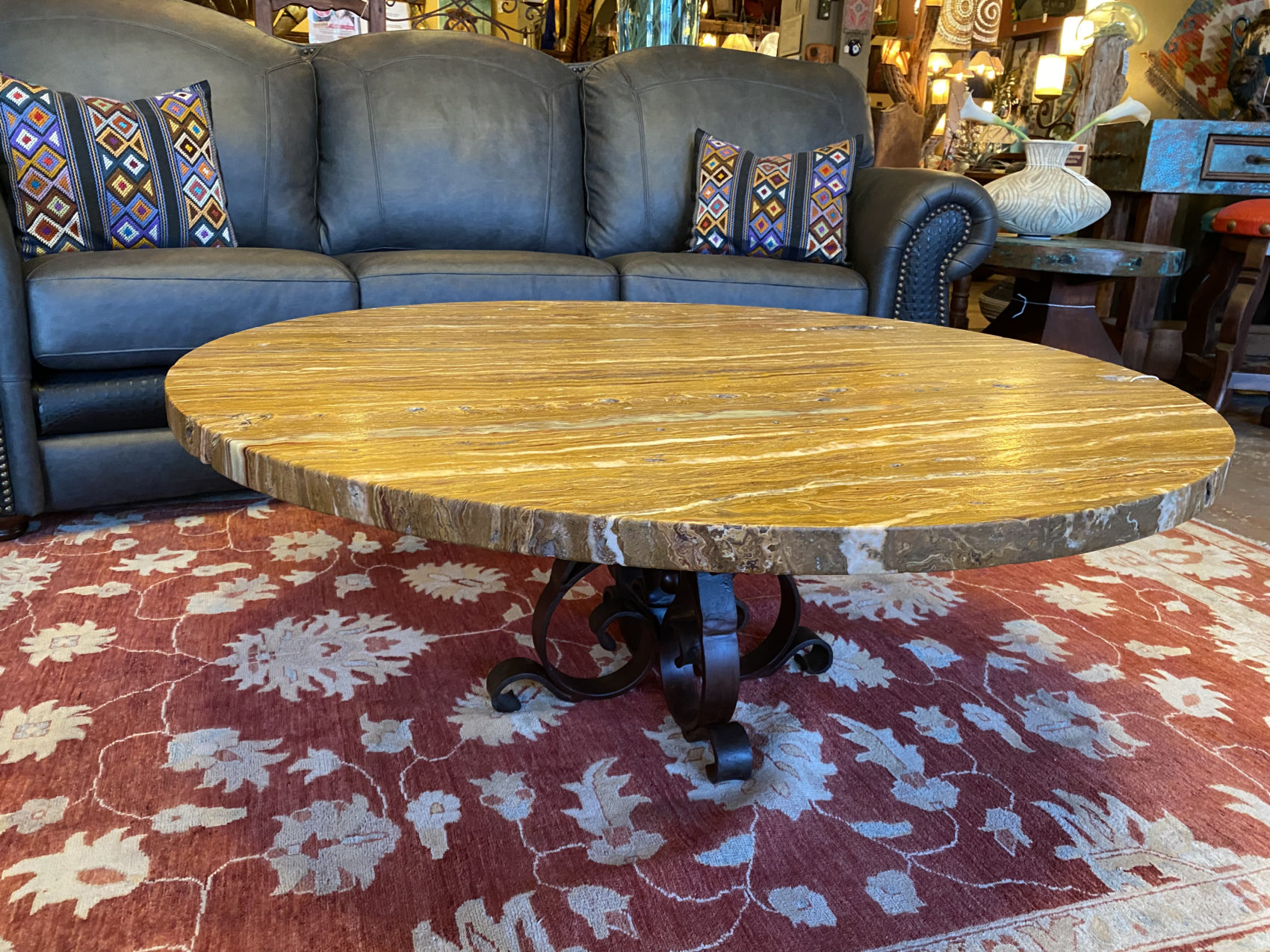 The Saturn Onyx Coffee Table
