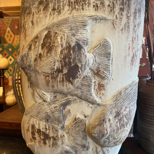"Fossil Fish" Vase