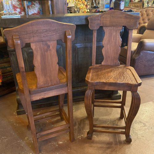 Chiseled Wormwood Barstool