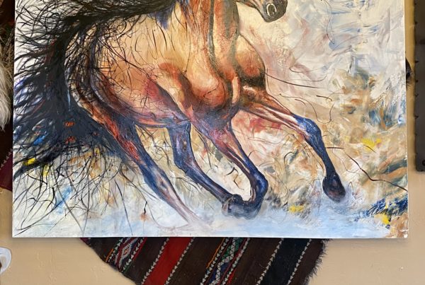 "Flowing Mane" Original Painting