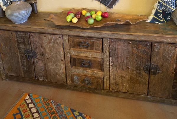 Chameleon Buffet in Brown Distressed Wood