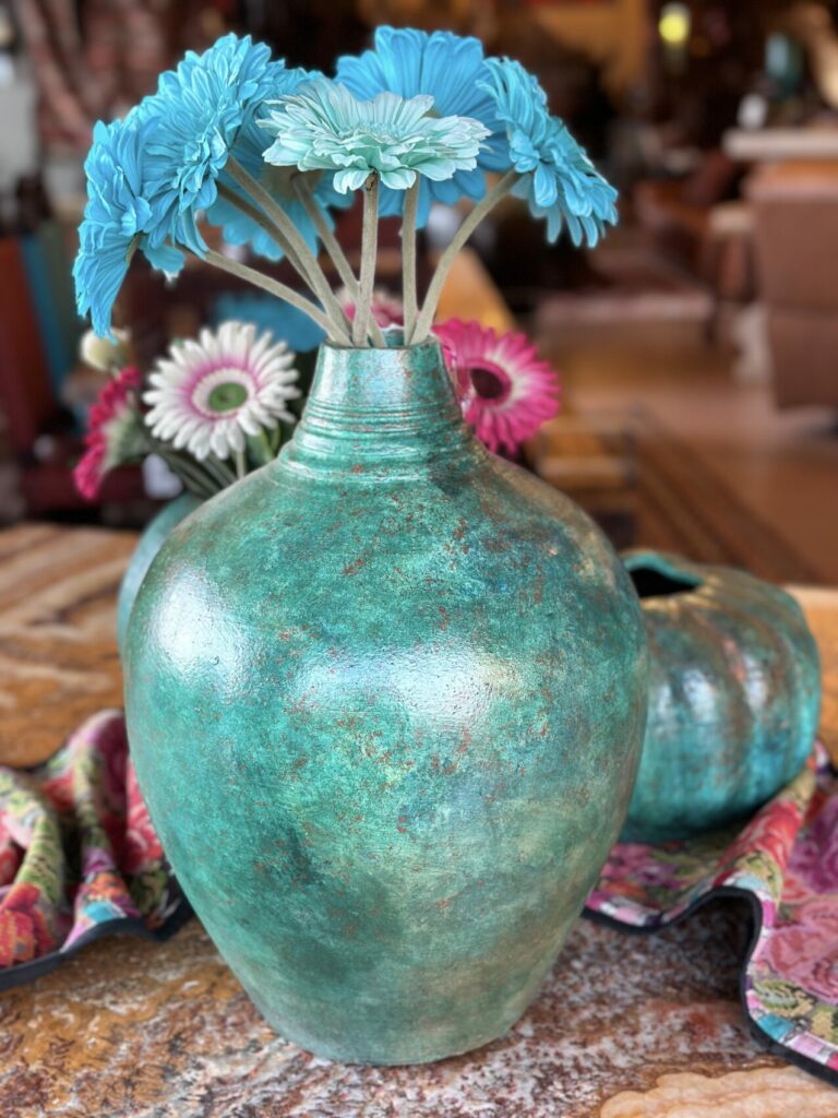 Turquoise Ceramic Vase