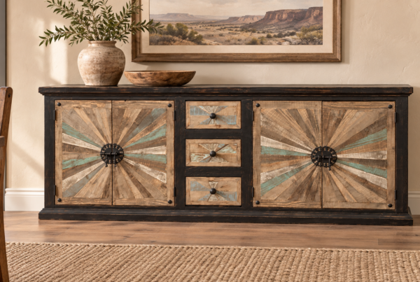 Black Wash Color Starburst Buffet