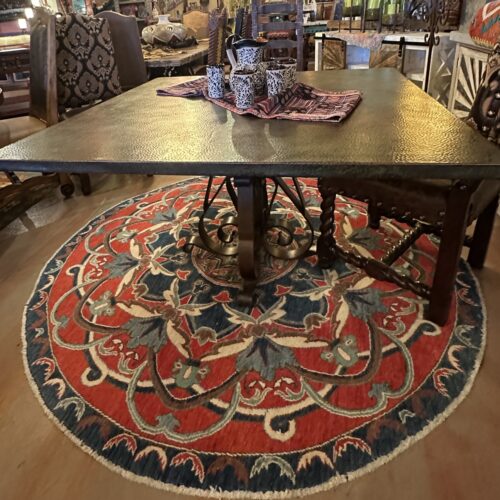 Square Patina Copper Table