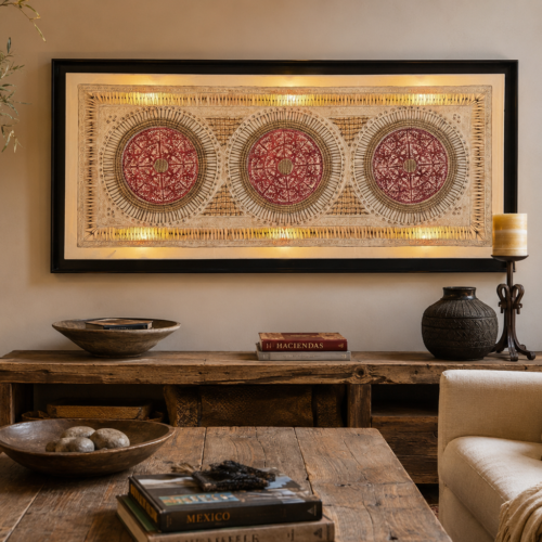 Amate & Tule Wall Art
